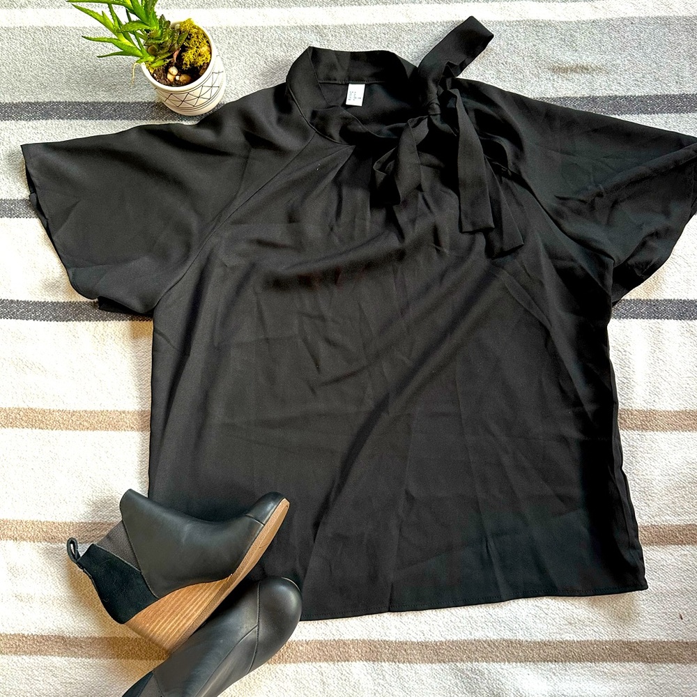 Black XL blouse